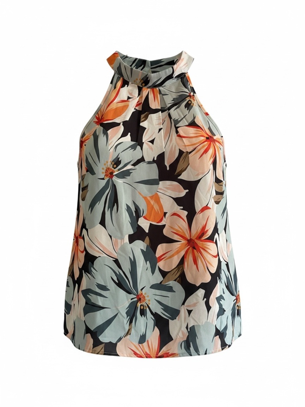 Cupshe Tropical Halter Neck Top Size Large